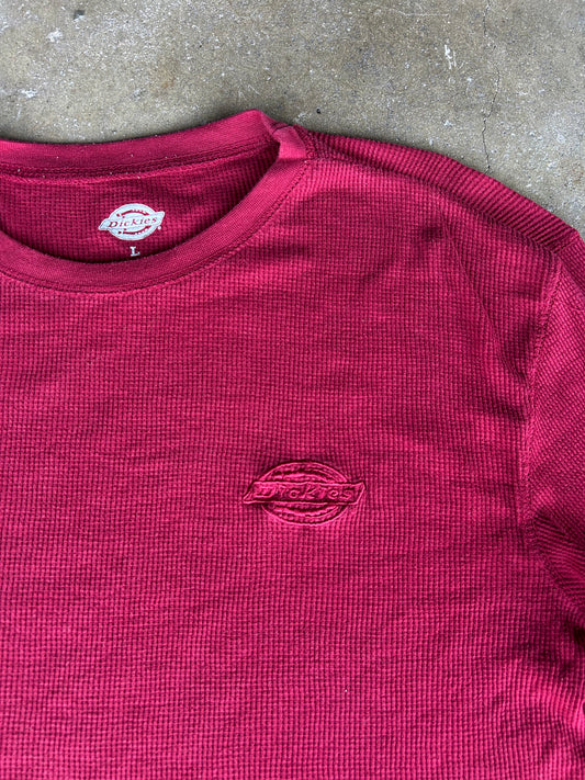 Waffle-knit Thermal Shirt | L