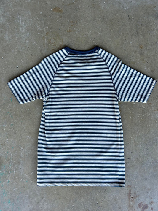 Striped Raglan Tee | M
