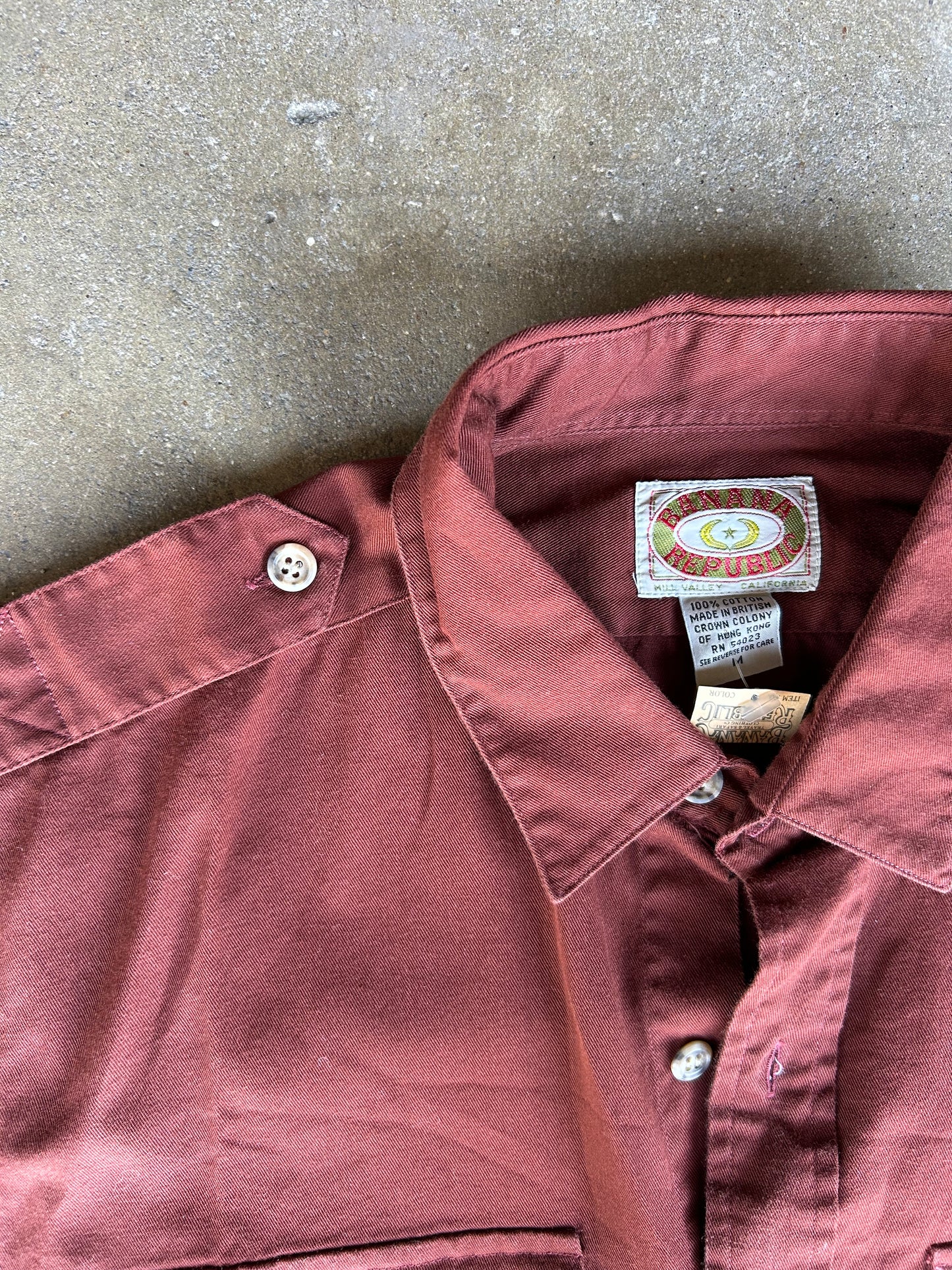 Safari Button Down Shirt | M