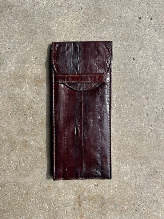 Textured Faux-Leather Glasses Sleeve