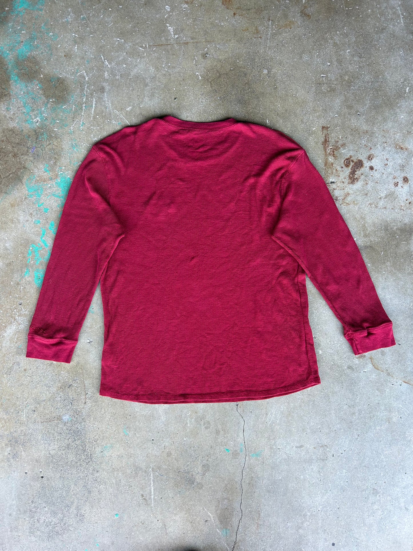 Waffle-knit Thermal Shirt | L