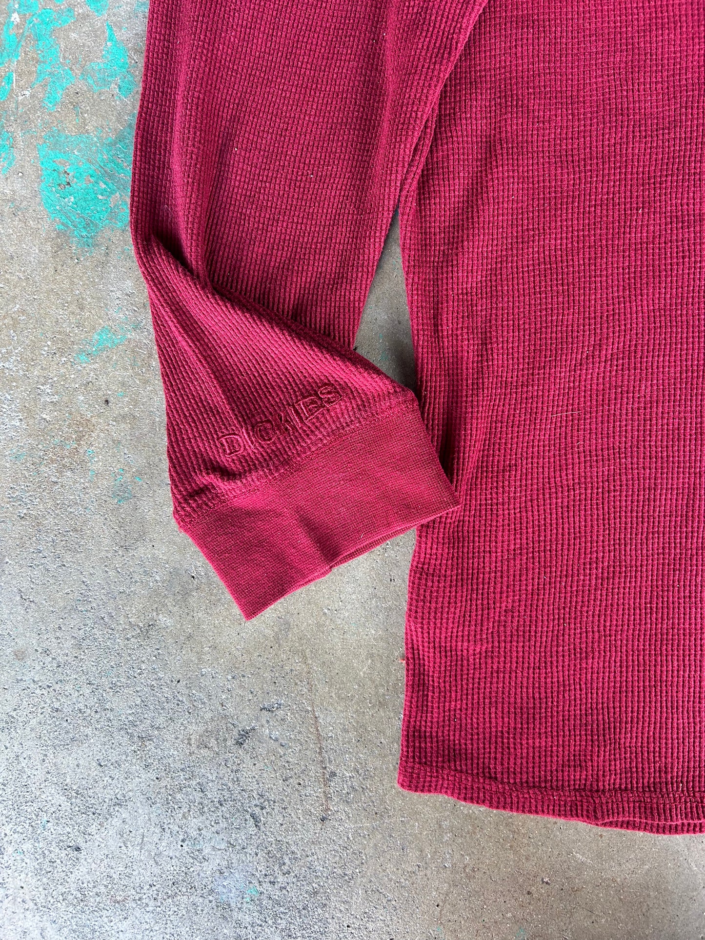 Waffle-knit Thermal Shirt | L