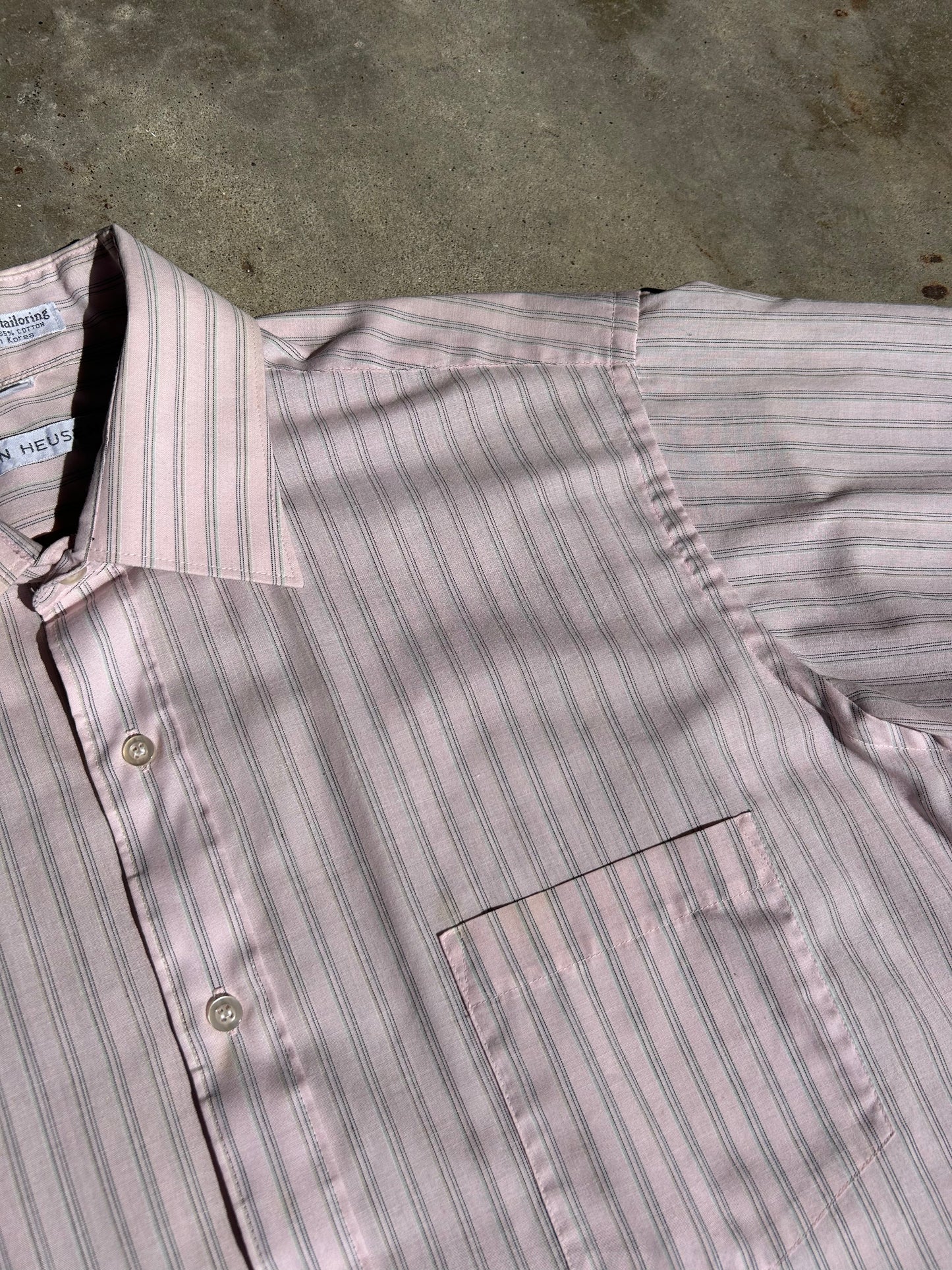 Half Sleeve Striped Shirt | M